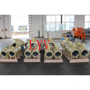 Top Entry Worm Gear Full Bore Trunion Ball Valve